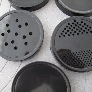Magic Bullet Original set of 5 black replacement top lids for Magic Bullet
